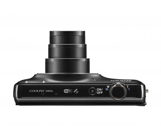 Nikon COOLPIX S810C Black+ karta pamięci Micro SD 16GB - 1451416 - zdjęcie 3